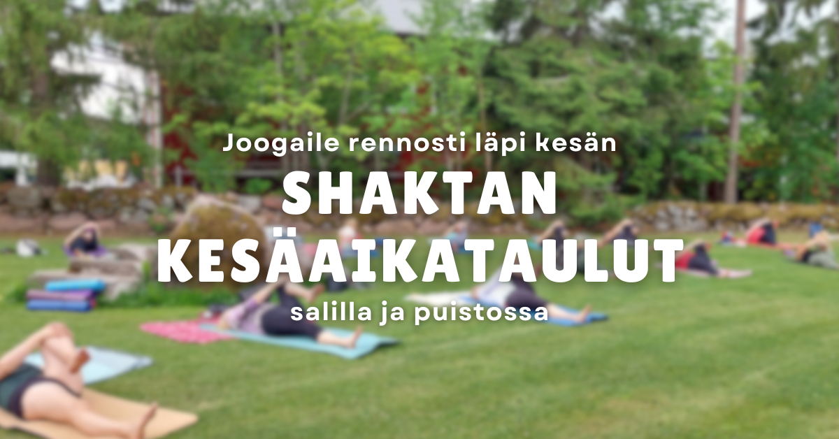 Kesäjoogaa Porvoossa Kesäjoogaa Porvoossa